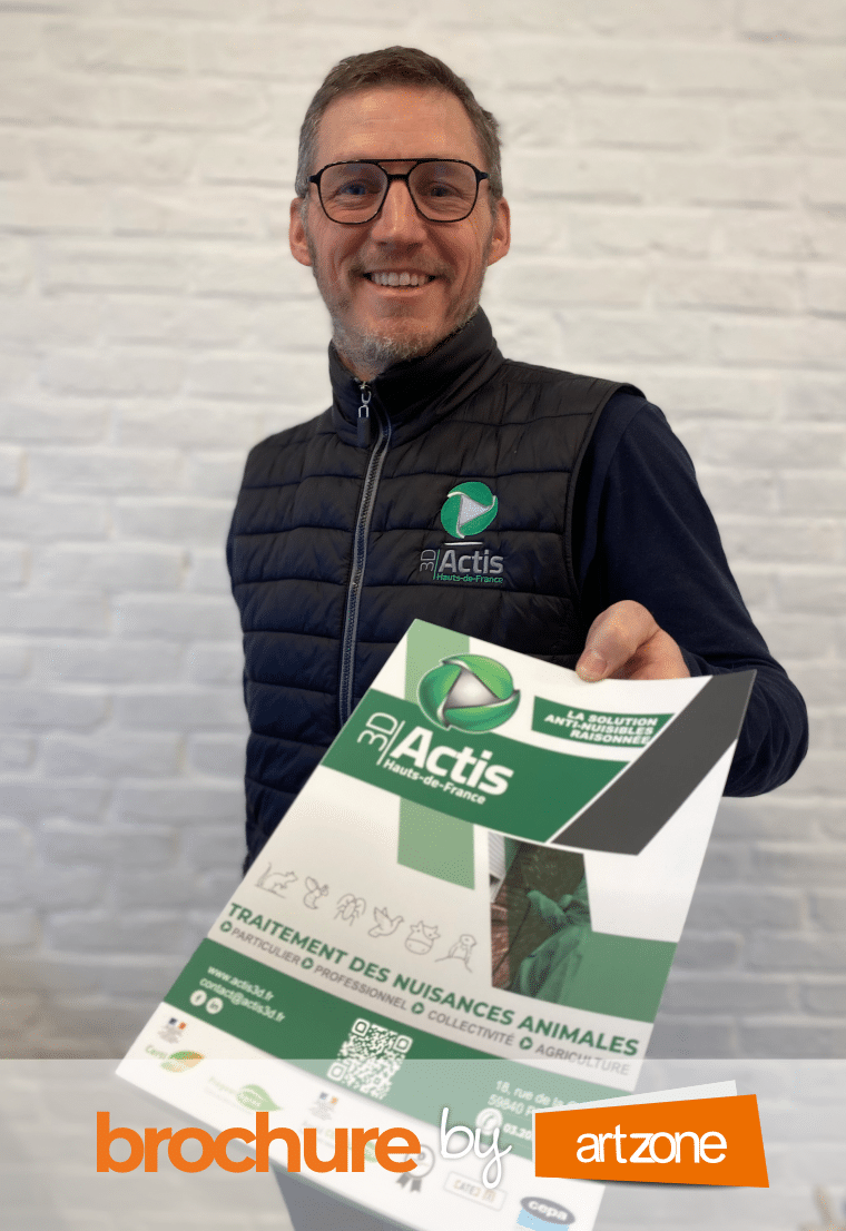 Création brochures lille Actis 3D