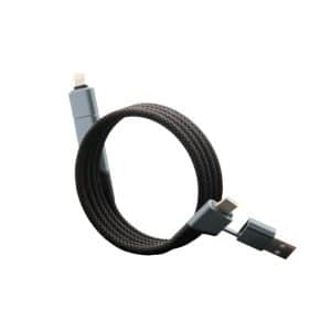Câble magnétique ultra fast charge 100W 4-en-1