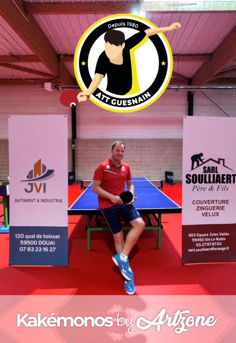 Kakémono publicitaire Art Zone