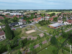 Reportage aménagement parc public collectivités Nouveau parc à Avelin – Rue d’Antroeuilles