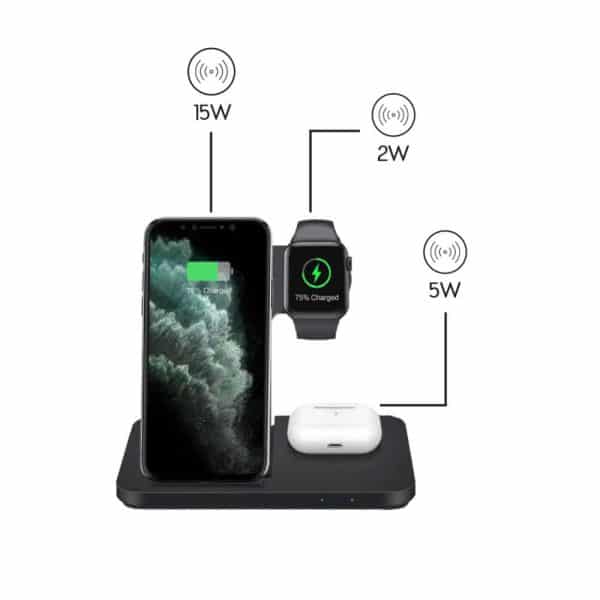 Chargeur à induction pliable 3-en-1 – Image 3