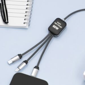 Double USB-C cable 60W – Image 3